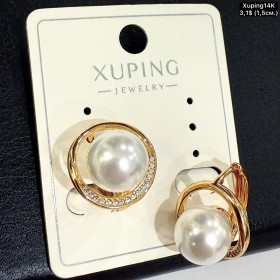 Сережки Xuping18К 20481 (1.5см)